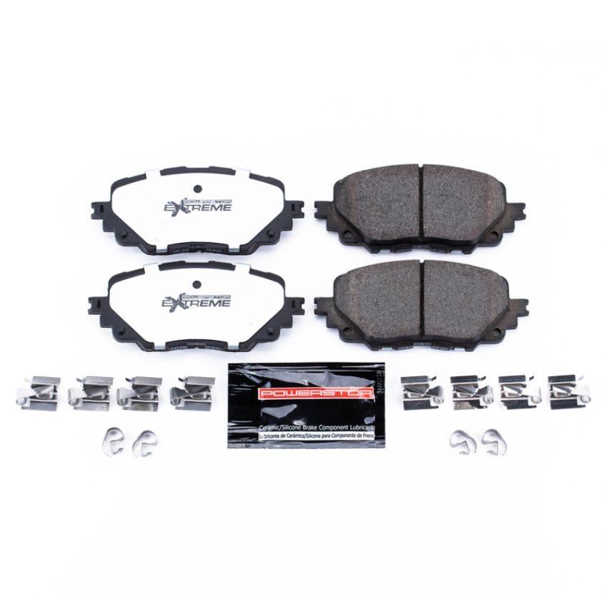 PowerStop Z26-1903 PowerStop - Z26 Performance Carbon-Fiber Ceramic Brake Pads with Hardware Kit