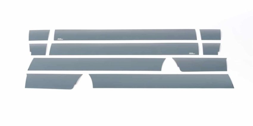 Putco 9751410BP 09-14 Ford F-150 Reg Cab 8ft Long Box - 7in Wide (10pcs) Black Platinum Rocker Panels