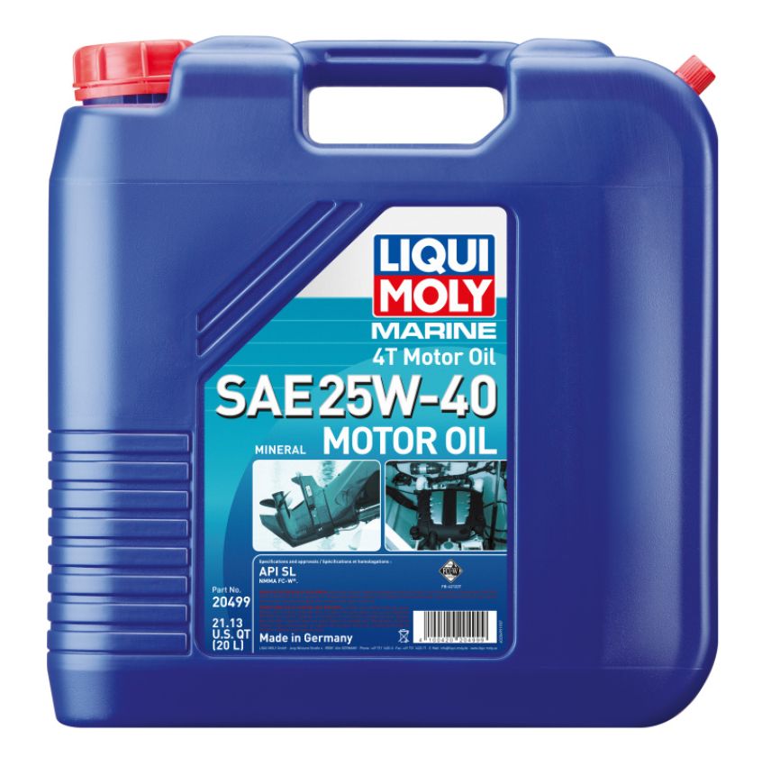 LIQUI MOLY 20499 Marine 4T Motor Oil SAE 25W-40