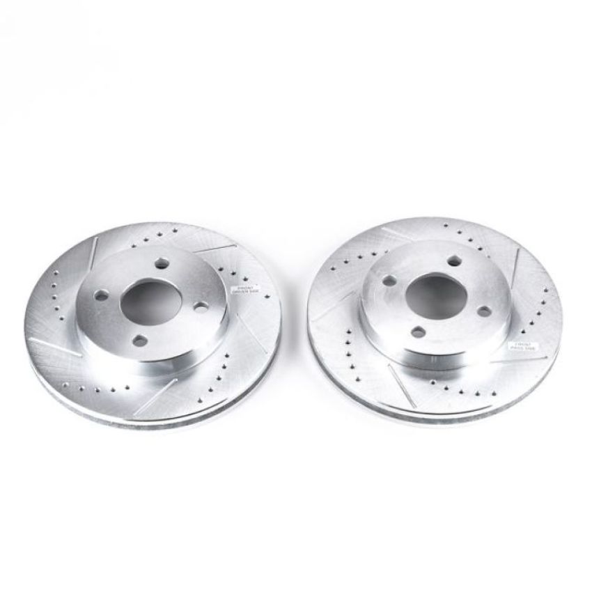 PowerStop AR8288XPR PowerStop Evolution Performance Drilled, Slotted & Plated Brake Rotor Pair