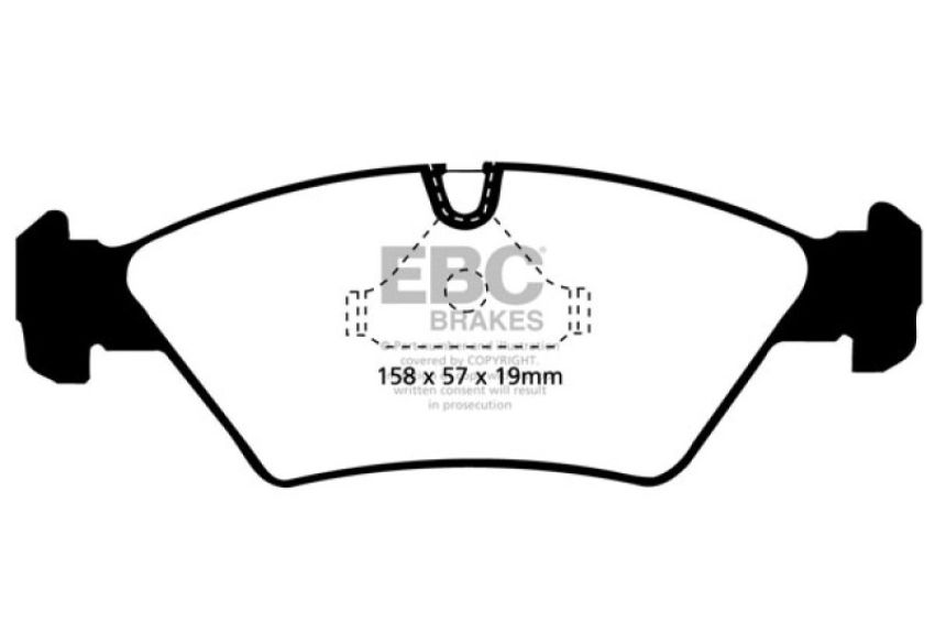 EBC Brakes DP3414C Redstuff Ceramic Low Dust Brake Pads