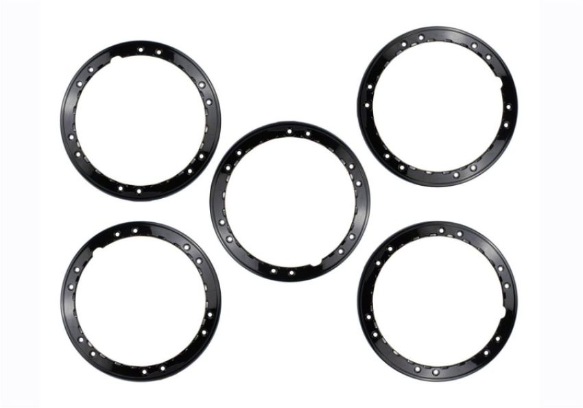 Ford Racing M-1021K-BLB 2021-2025 Bronco Beadlock Trim Ring Kit-Black