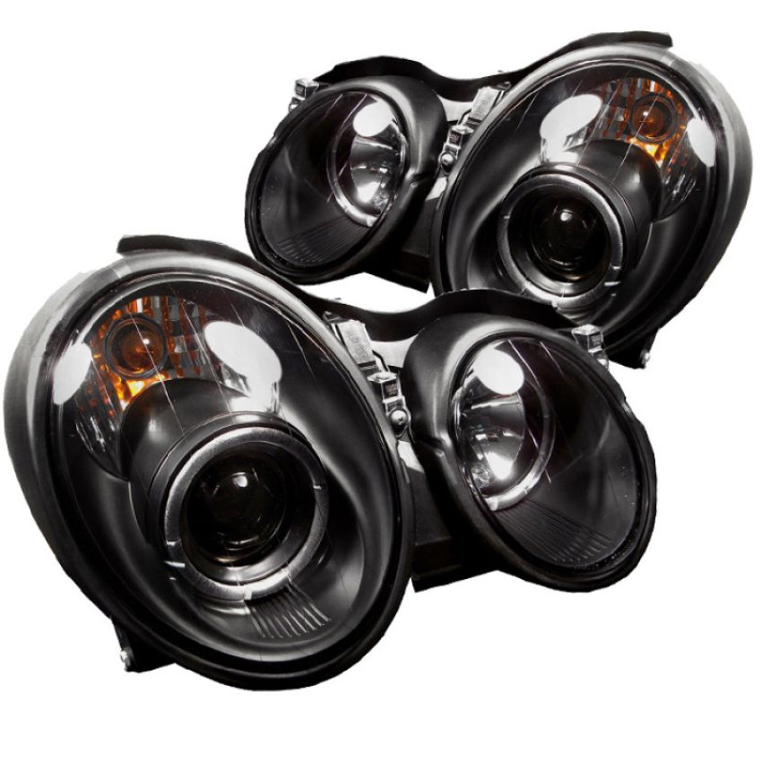 SPYDER 5011176 Projector Headlights - LED Halo - Black