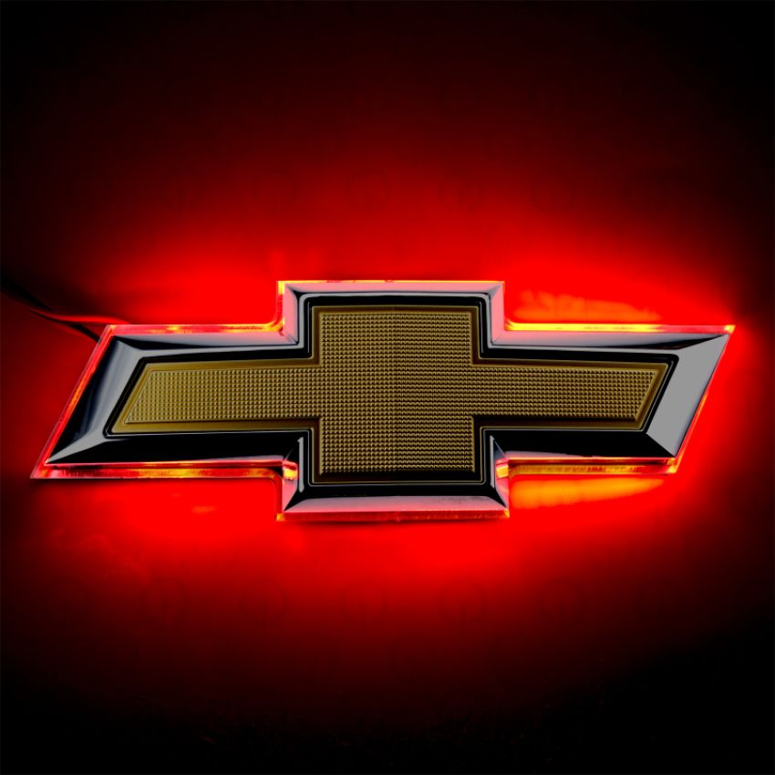 Oracle Lighting 3157-003 Red Illuminated LED Rear Bowtie Emblem