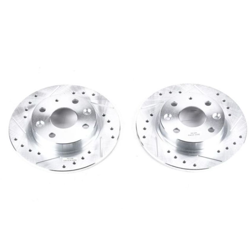 PowerStop JBR544XPR PowerStop Evolution Performance Drilled, Slotted & Plated Brake Rotor Pair