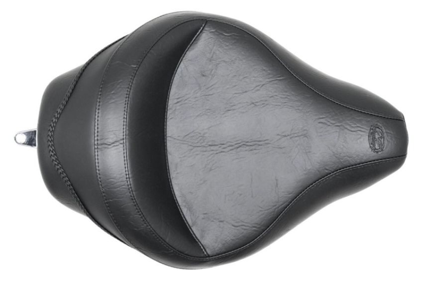Mustang Motorcycle 76150 Mustang 04-21 Harley Sportster 4.5 Gallon Wide Touring Solo Seat - Black