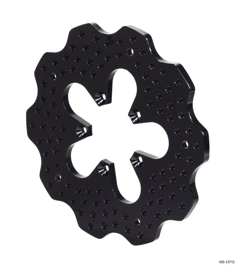 Wilwood 160-13712 Rotor-Alum Micro Fr.-Drilled-Scalloped 7.00 x .250 - 5 on 2.375in