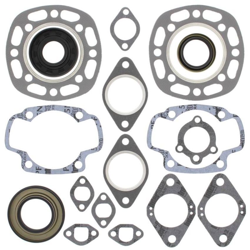 Vertex Pistons 711150 Vertex Gaskets 78-81 Kawasaki Invader Liquid LC/2 Complete Gasket Kit w/ Oil Seals