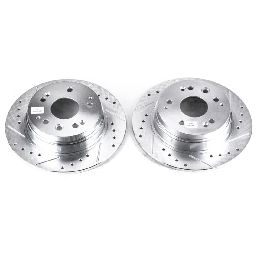 PowerStop JBR961XPR PowerStop Evolution Performance Drilled, Slotted & Plated Brake Rotor Pair