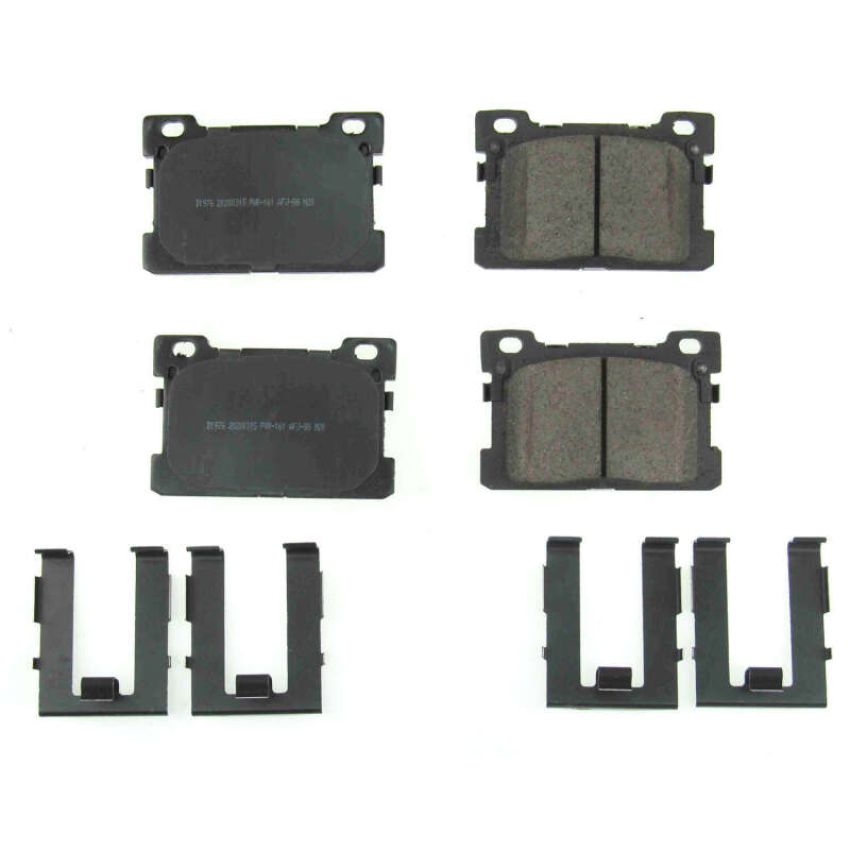 PowerStop 17-1976 PowerStop - Z17 Low-Dust Ceramic Brake Pads with Hardware