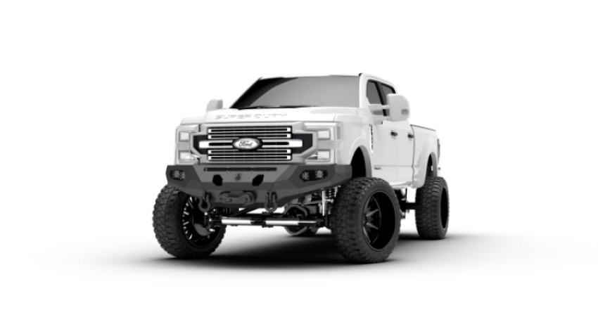 Road Armor 6174EF0B 2017+ Ford F450 Evolution Base Front Bumper