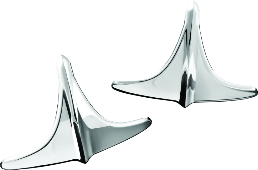 Kuryakyn 7217 Rear Fender Accents, Leading Edge, Chrome
