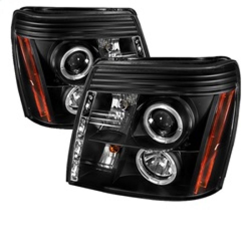 SPYDER 5042286 Projector Headlights - LED Halo - DRL - Black