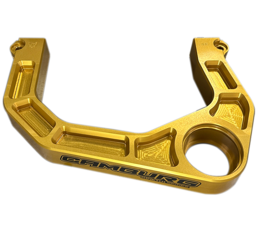 Camburg CAM-310184-GLD Toyota Tacoma 05-23 / 4-Runner 03-23 / FJ 07-14 KINETIK V2 Billet Uniball Upper Arms (Gold)