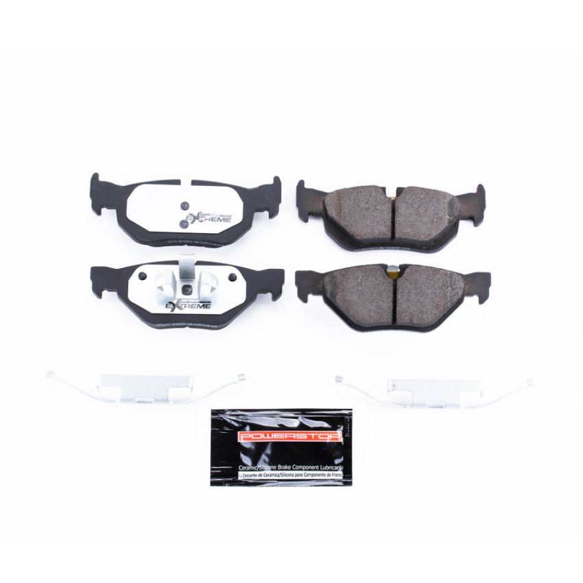 PowerStop Z26-1171 PowerStop - Z26 Performance Carbon-Fiber Ceramic Brake Pads with Hardware Kit
