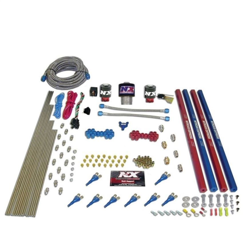 Nitrous Express 91206-00 PRO-SHK/GAS (200,300,400,500,600HP) W/ RAILS LESS BOTTLE