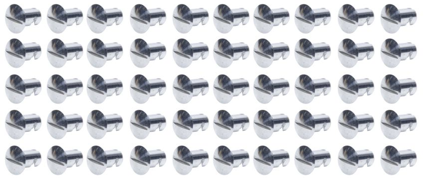 Ti22 PERFORMANCE TIP8100-50 Oval Head Dzus Buttons .500 Long 50 Pack
