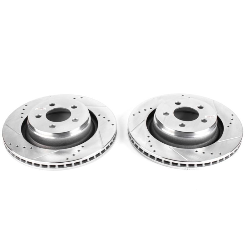 PowerStop AR83085XPR PowerStop Evolution Performance Drilled, Slotted & Plated Brake Rotor Pair