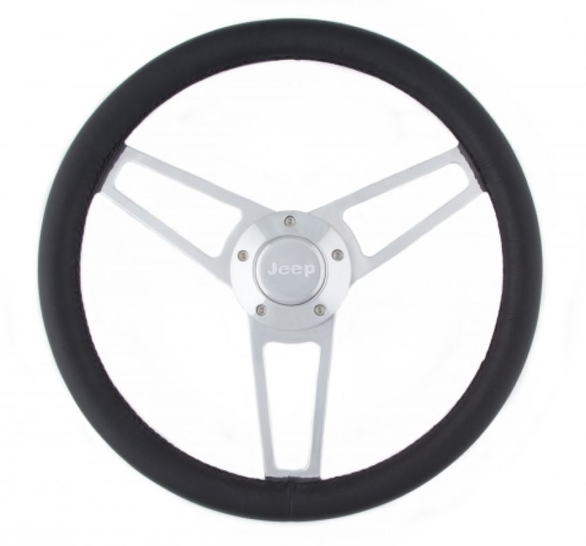 GRANT GRT1904 Billet Series Leather St eering Wheel Jeep Logo