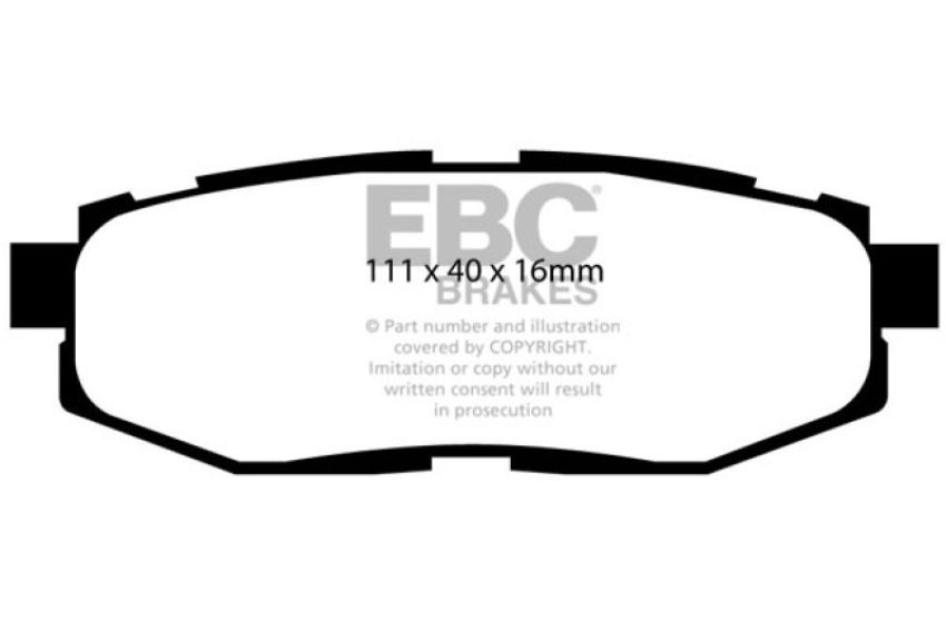 EBC Brakes DP31758C Redstuff Ceramic Low Dust Brake Pads