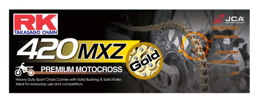 RK Chain GB420MXZ-120 GB420MXZ-120 - Gold
