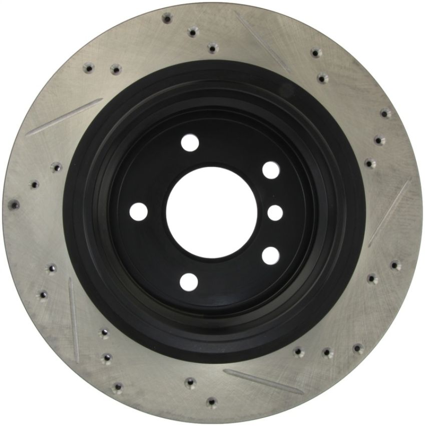 Stoptech 127.34037R Slotted & Drilled Sport Brake Rotor