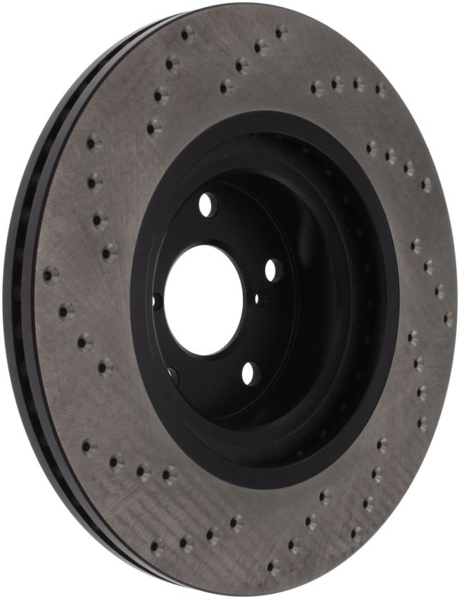 Stoptech 128.47021L Drilled Sport Brake Rotor