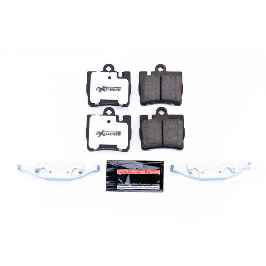 PowerStop Z26-848 PowerStop - Z26 Performance Carbon-Fiber Ceramic Brake Pads with Hardware Kit