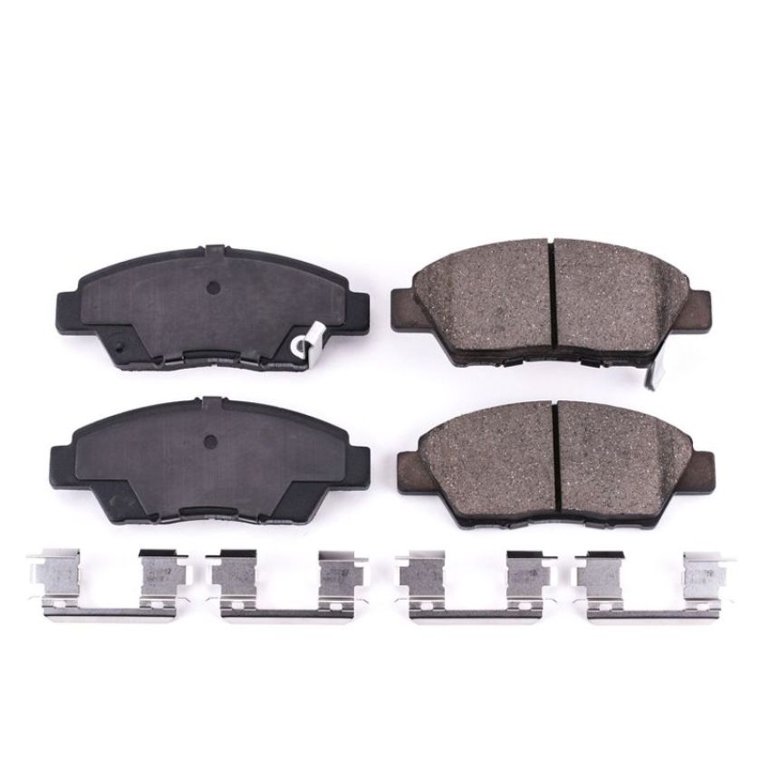 PowerStop 17-1394 PowerStop - Z17 Low-Dust Ceramic Brake Pads with Hardware