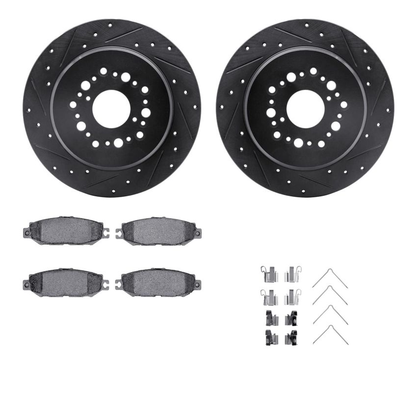 Dynamic Friction 8512-75009 Rotor Kit