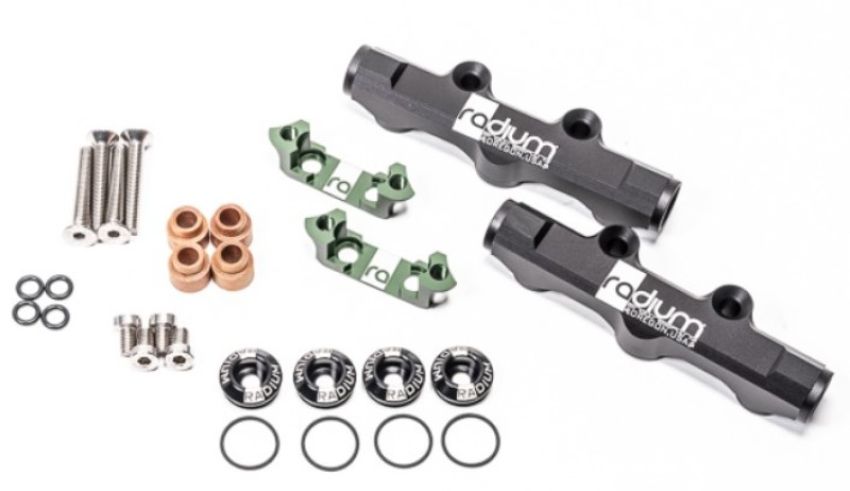 Radium Engineering 20-0579-02 FUEL RAILS, TOP FEED CONVERSION, SUBARU EJ V1-2