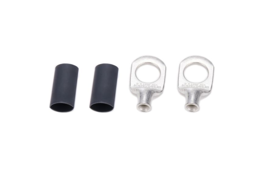 QUICKCAR RACING PRODUCTS QRP57-515 Ring Terminal 1/2in 8 Ga w/Heat Shrink Pair