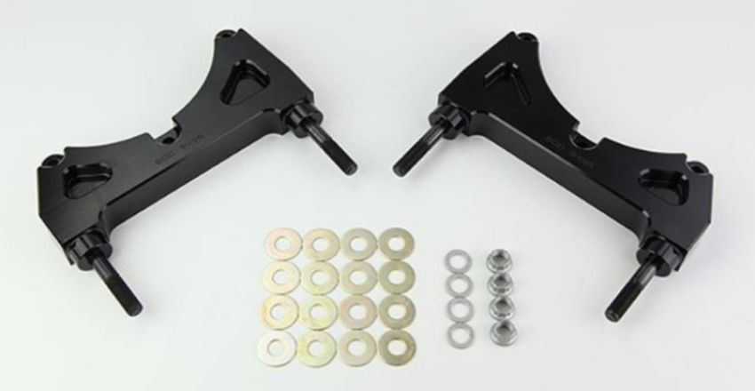 Wilwood 249-9632L/R Brackets (2) - w/Mounting Kit - SL4R - P-Brake Kit 13in Rotor