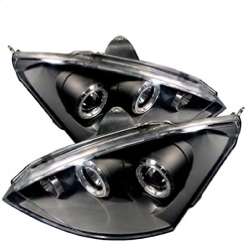 SPYDER 5010186 Projector Headlights - LED Halo - Black