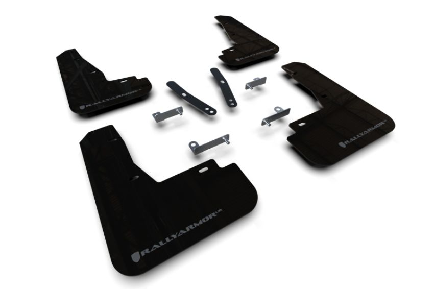 Rally Armor MF91-UR-BLK-DGRY Black Mud Flap/Dark Grey Logo