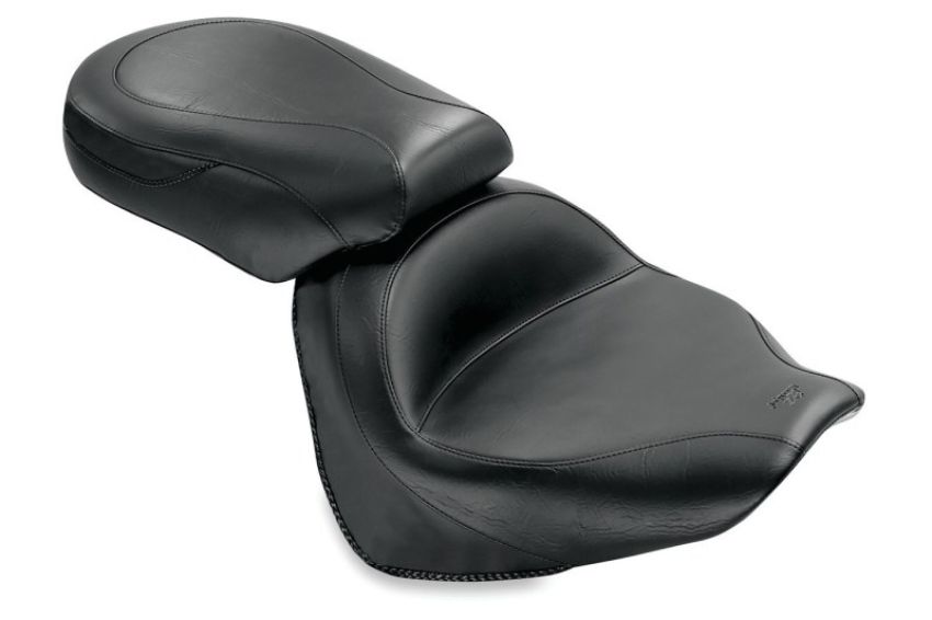 Mustang Motorcycle 75907 Mustang 02-09 Honda VTX1300 Retro, S & T Wide Touring 2PC Seat - Black