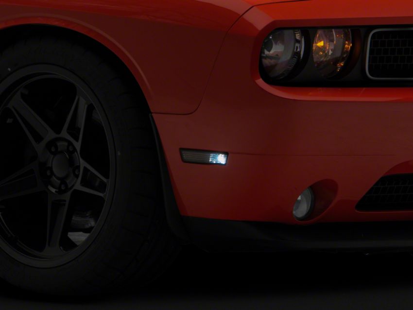 Raxiom CH17670 08-14 Dodge Challenger Axial Series Side Marker Lamps- Smoked