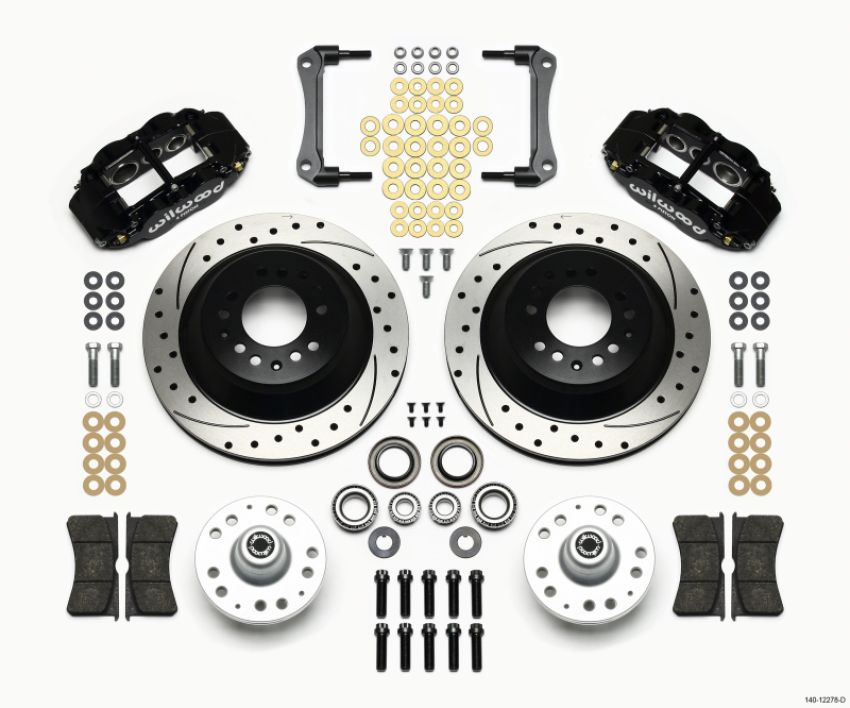 Wilwood 140-12278-D Narrow Superlite 6R Front Hub & 1PC Rtr Kit 12.88in Dril 70-78 Camaro