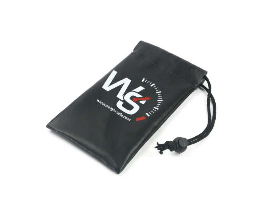 Weigh Safe WS18 Plastic Lined Leather Tow Ball/Clam Shell Storage Bag