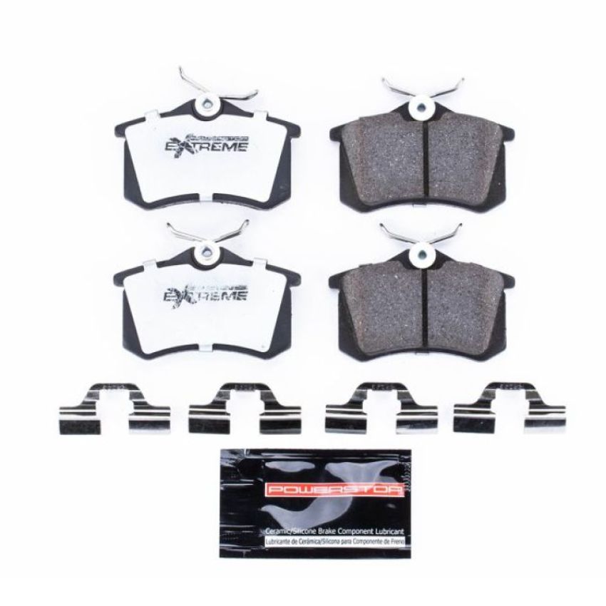 PowerStop Z26-340 PowerStop - Z26 Performance Carbon-Fiber Ceramic Brake Pads with Hardware Kit
