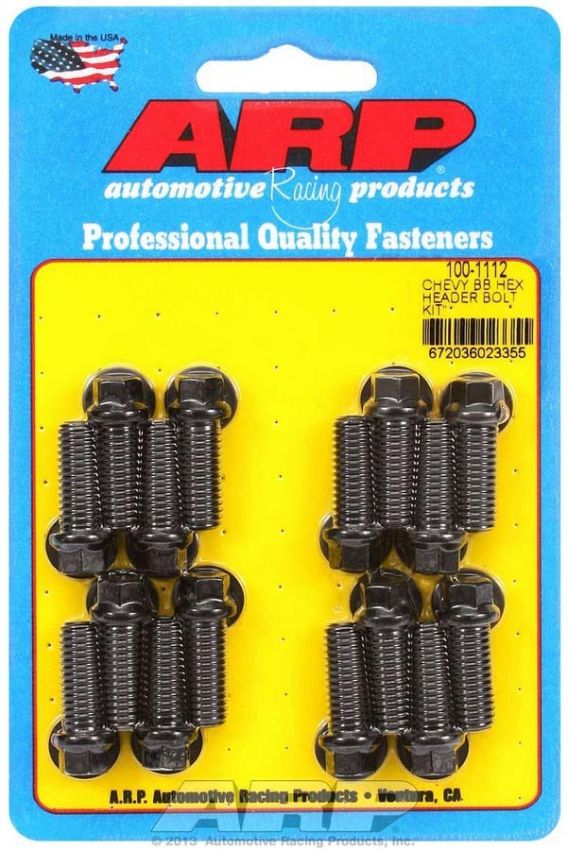 ARP ARP100-1112 Header Bolt Kit - 6pt. 3/8 x 1.00 UHL (16)