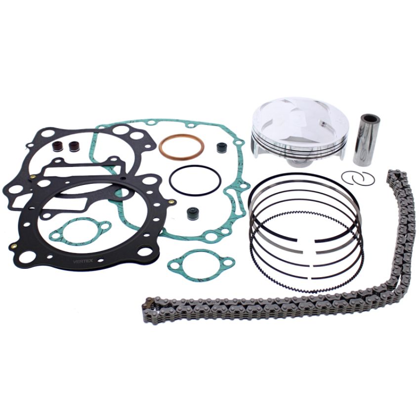 Vertex Pistons VTKTC23549A 06-14 TRX 450 ER/06-09 TRX 450 R Top End Piston Kit