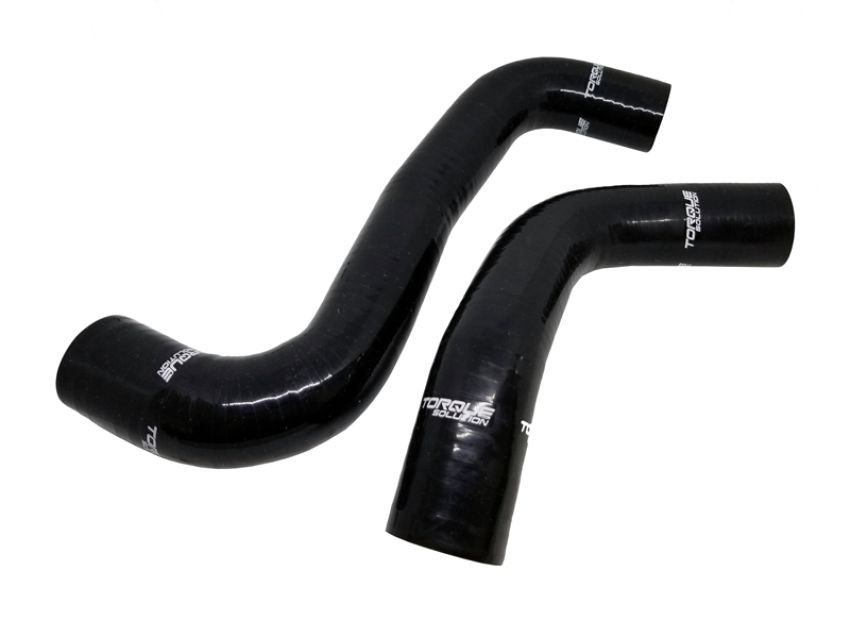 Torque Solution TS-SU-420BK 08-14 Subaru WRX / 08-18 STI / 09-13 Forester XT Silicone Radiator Hose Kit - Black