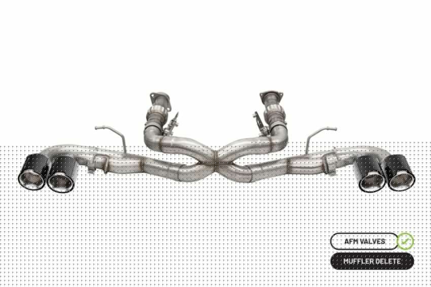 CORSA Performance 21102CF Corsa 20-24 Chevrolet Corvette C8 RWD 3in Xtreme Cat-Back Exhaust w/4.5in Carbon Fiber Polished Tips