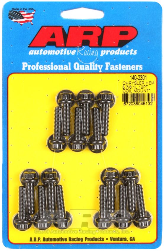 ARP ARP140-2301 Coil Bracket Bolt Kit 12pt Mopar 5.7/6.1L Hemi