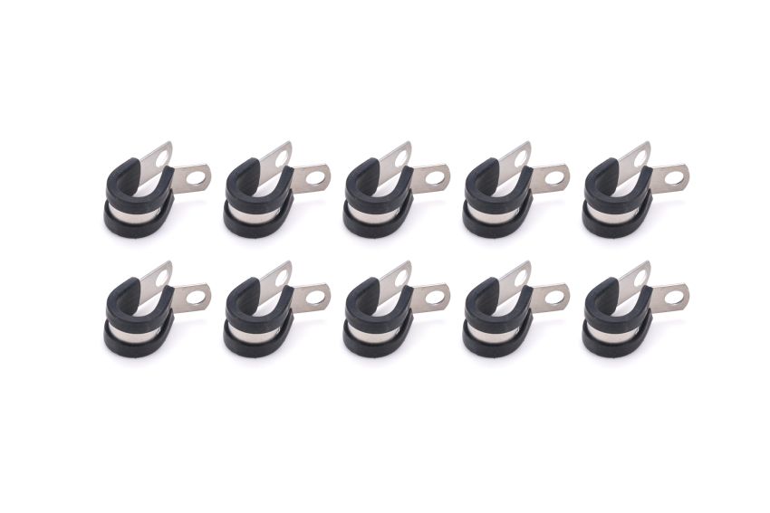 QUICKCAR RACING PRODUCTS QRP66-834 Adel Line Clamps Alum 1/2in 10pk