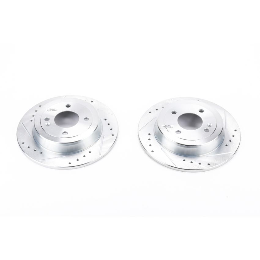 PowerStop JBR1565XPR PowerStop Evolution Performance Drilled, Slotted & Plated Brake Rotor Pair