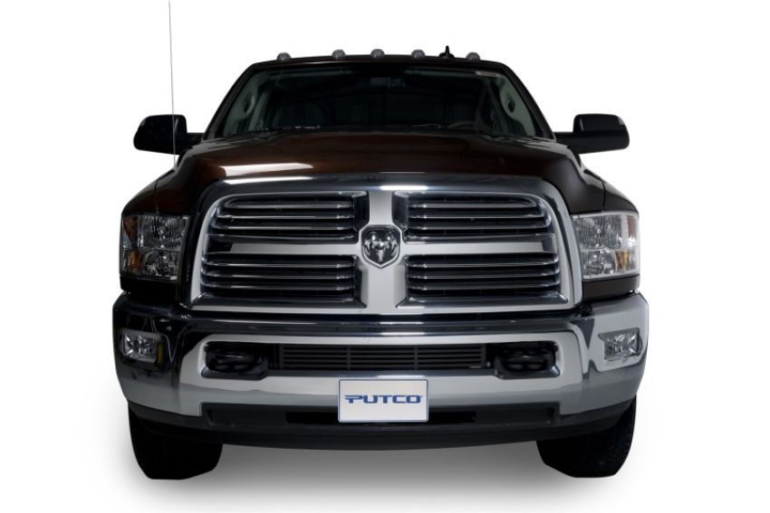 Putco 87175 11-19 Ram HD - Stainless Steel - Bar Style Bumper Grille (BLACK) Bumper Grille Inserts