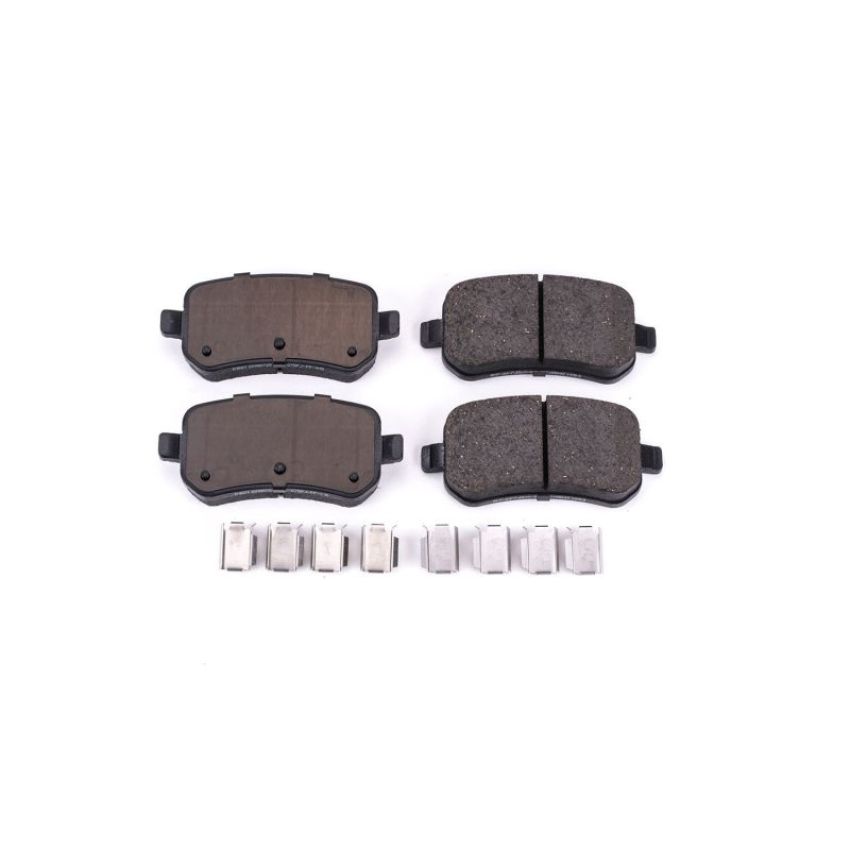 PowerStop 17-1021 PowerStop - Z17 Low-Dust Ceramic Brake Pads with Hardware