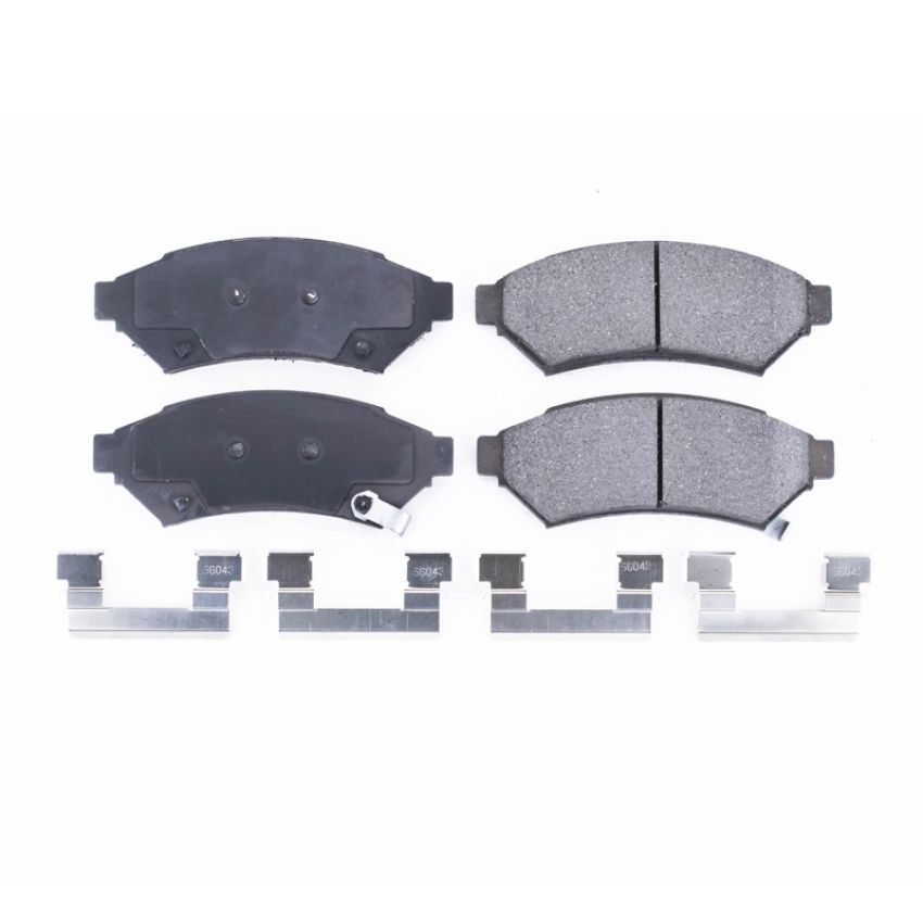PowerStop 17-1075 PowerStop - Z17 Low-Dust Ceramic Brake Pads with Hardware